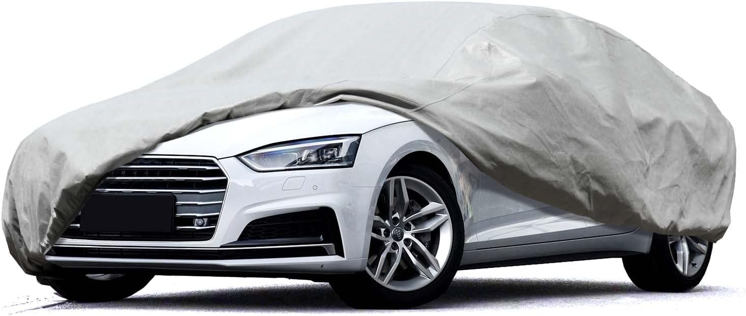Leader Accessories Full Car Cover Premium 5 Layers Waterproof Breathable Vehicle...