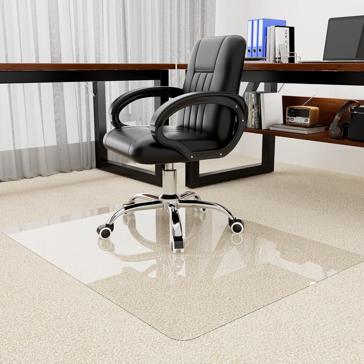 Heavy Duty Office Chair Mat, Special Floor Protector for Hardwood Floors, 48'' x...