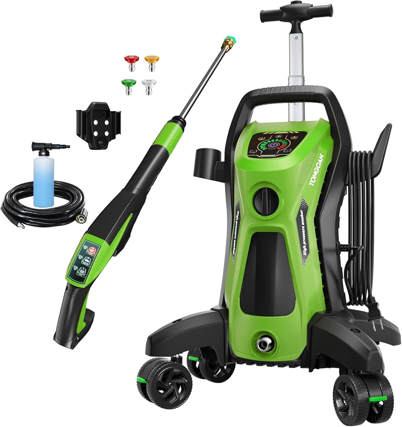 Electric Pressure Washer 4800 PSI 3.2 GPM Power Washer Electric Powered with Upg...