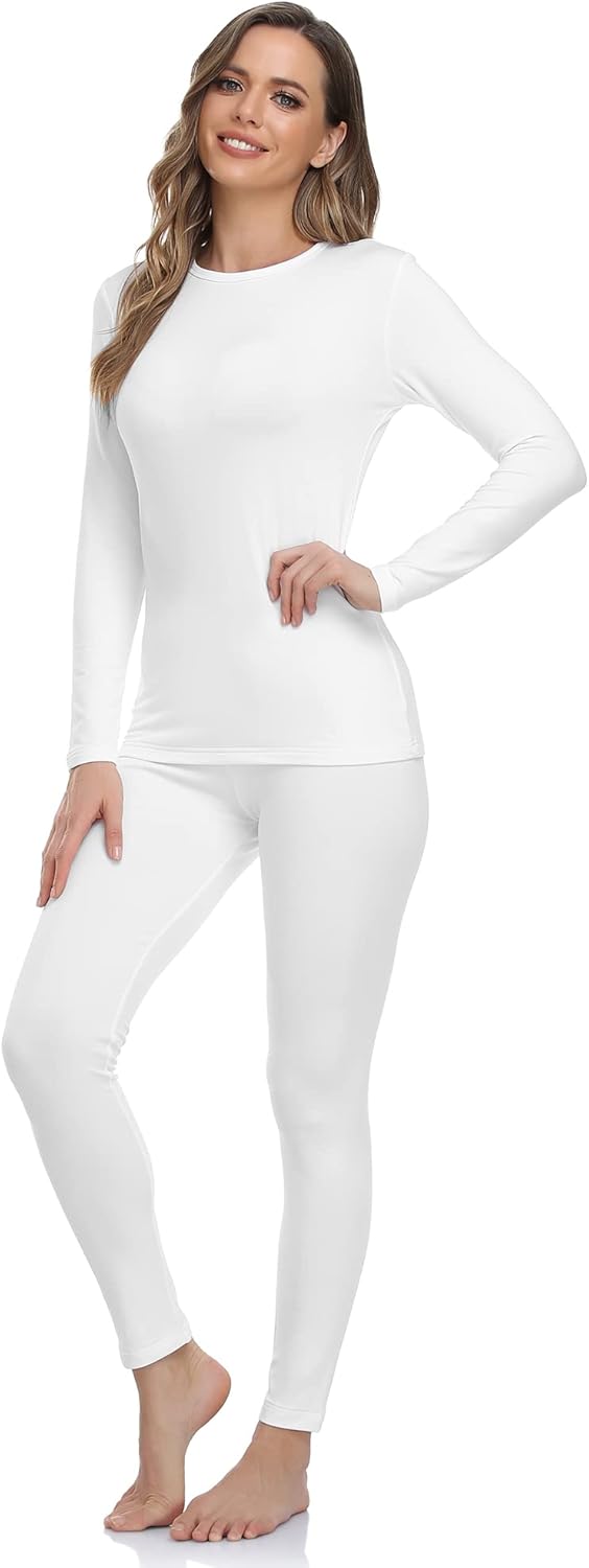 WEERTI Thermal Underwear for Women Long Johns with Fleece Lined, Base Layer Wome...