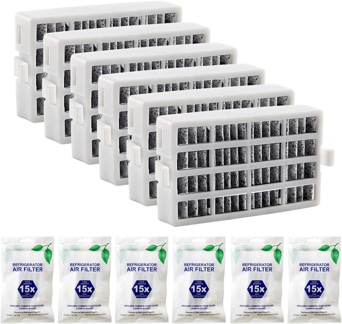 W10311524 AIR1 Refrigerator Air Filter Cartridge R...