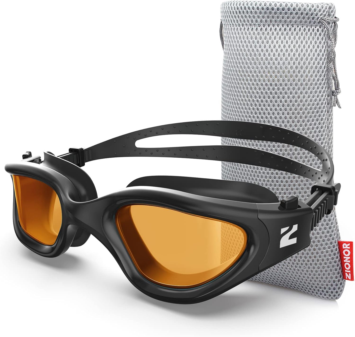 Swim Goggles, G1 SE Swimming Goggles Anti-fog for Adult Men Women (B1-Amber Lens...