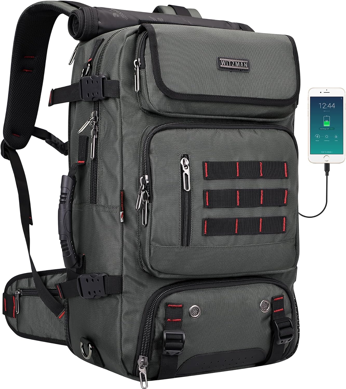 WITZMAN Carry on Travel Backpack for Men Airline A...