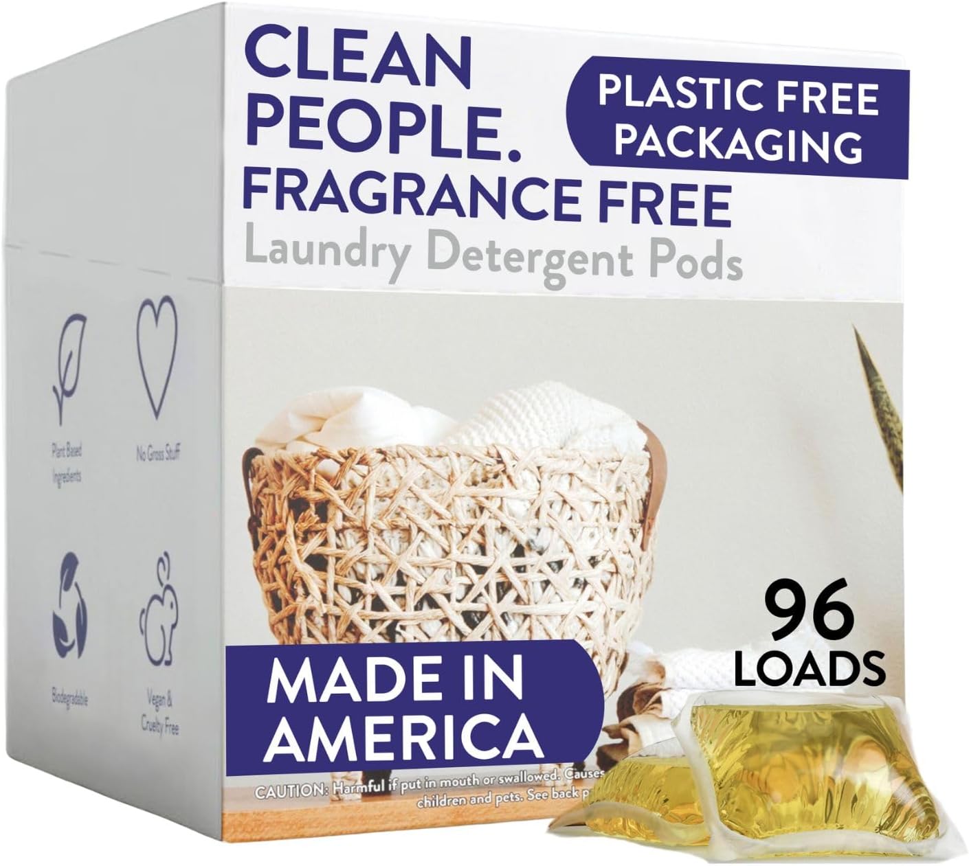 The Clean People Fragrance Free Laundry Detergent...