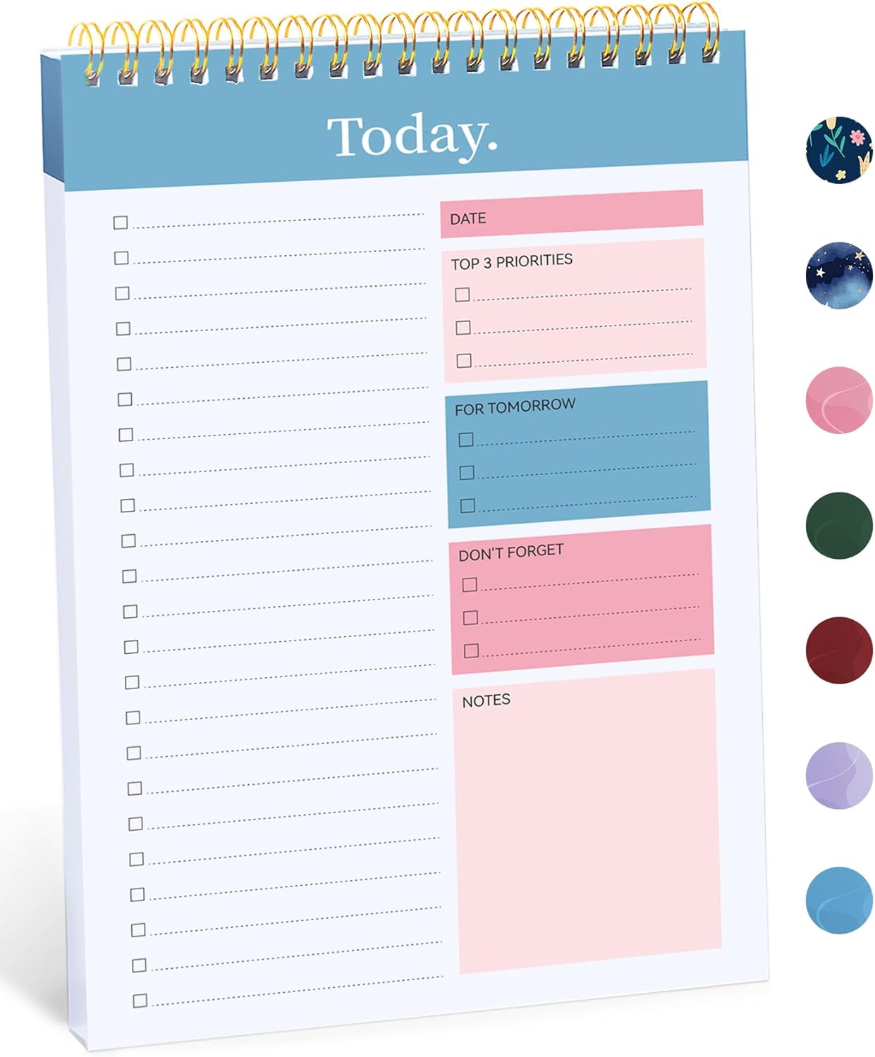 To Do List Pad - To Do List Notebook for Work with 52 Sheets, Undated Daily Plan...