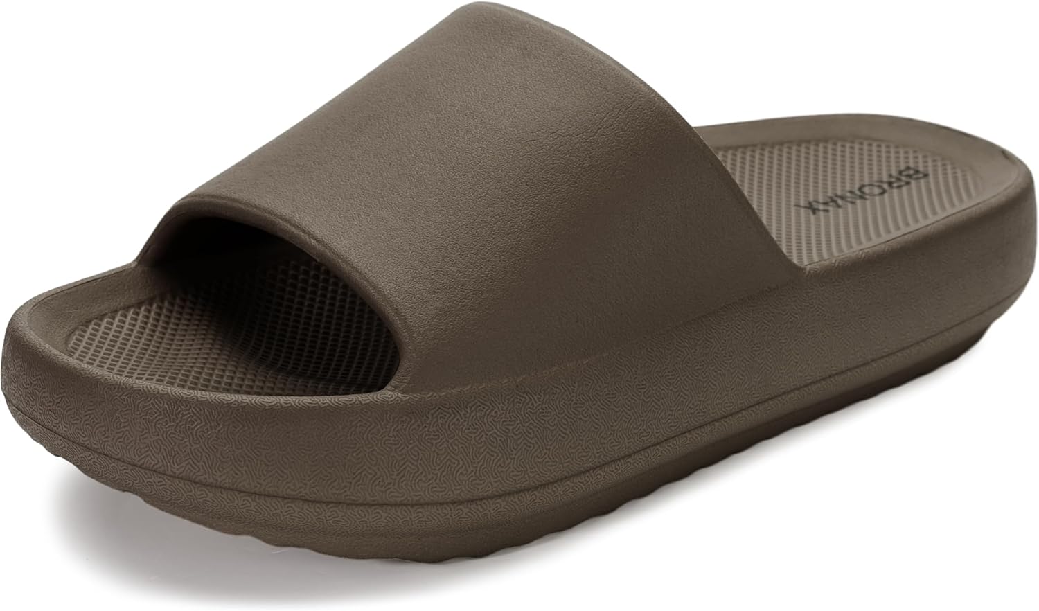 BRONAX Arch Support Slides for Women and Mens | Cushioned Thick Sole Pain Relief...