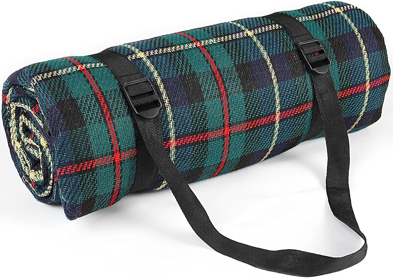 Ben & Bel Water/Sand/Dirt-resistant Picnic Blanket with Shoulder Strap, Outdoor-...