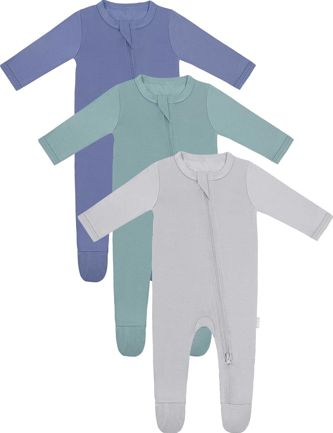 RRP Unisex Baby Footies Pajamas, Special Pajamas Rayon Derived From Bamboo, Inno...