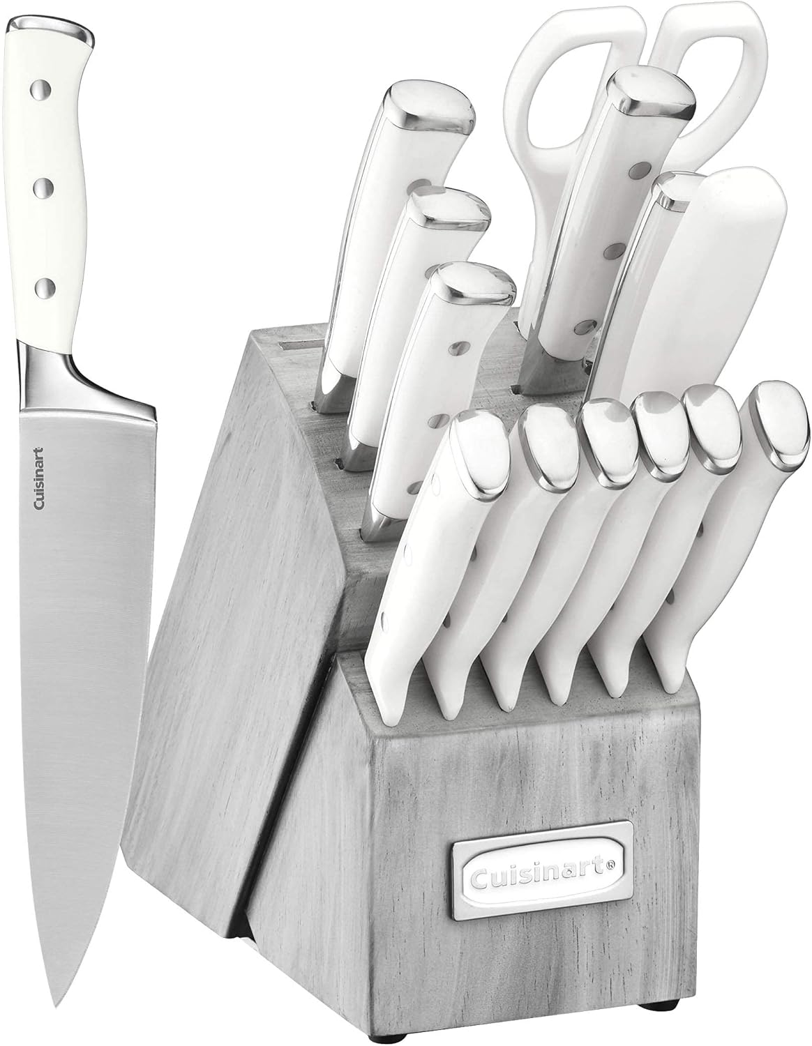 Cuisinart 15-Piece Knife Set with Block, High Carb...