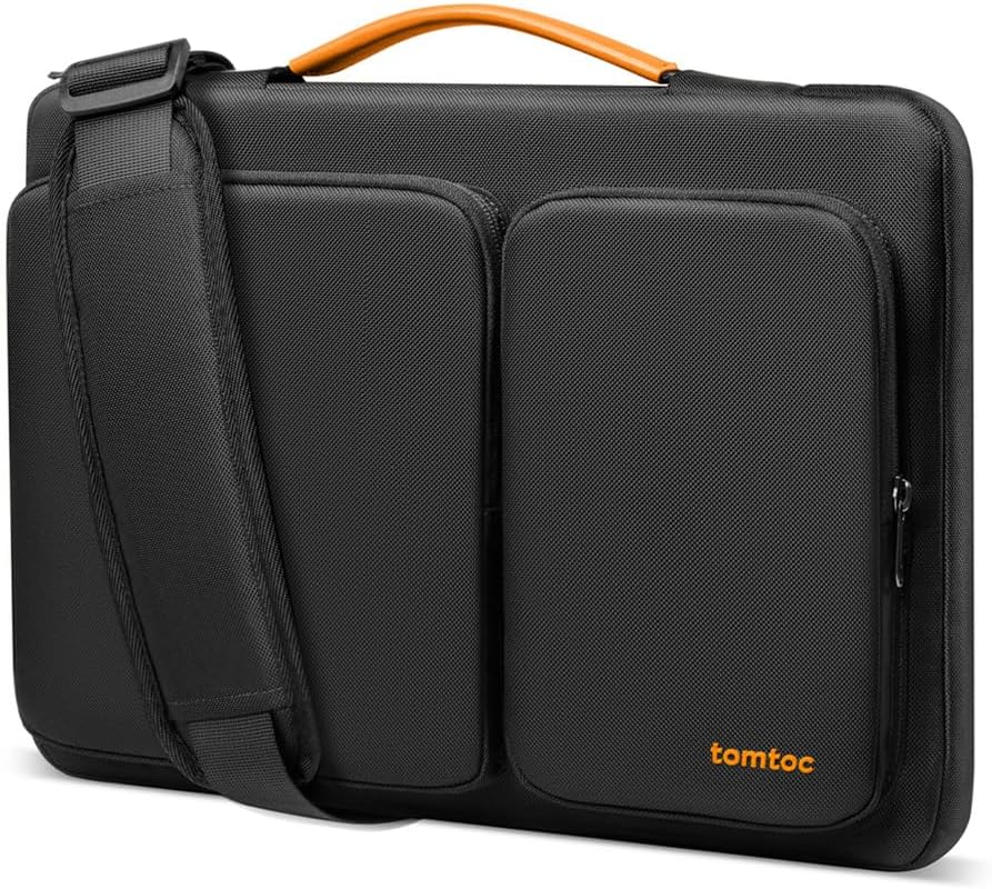 tomtoc 360 Protective Laptop Shoulder Bag for 15 I...