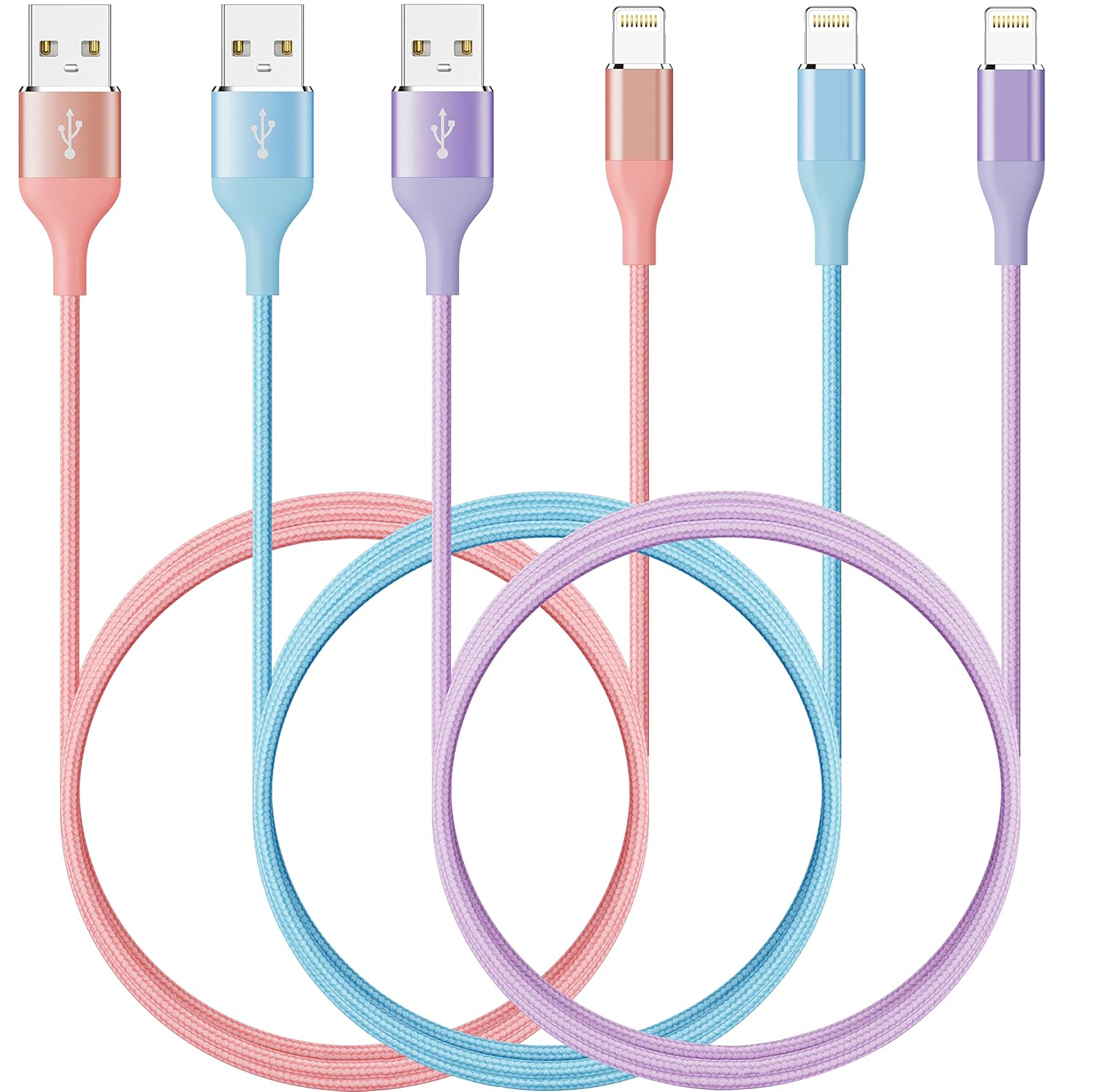 iPhone Charger 10ft, Special Apple MFi Certified Lighting Cable, Durable Charger...
