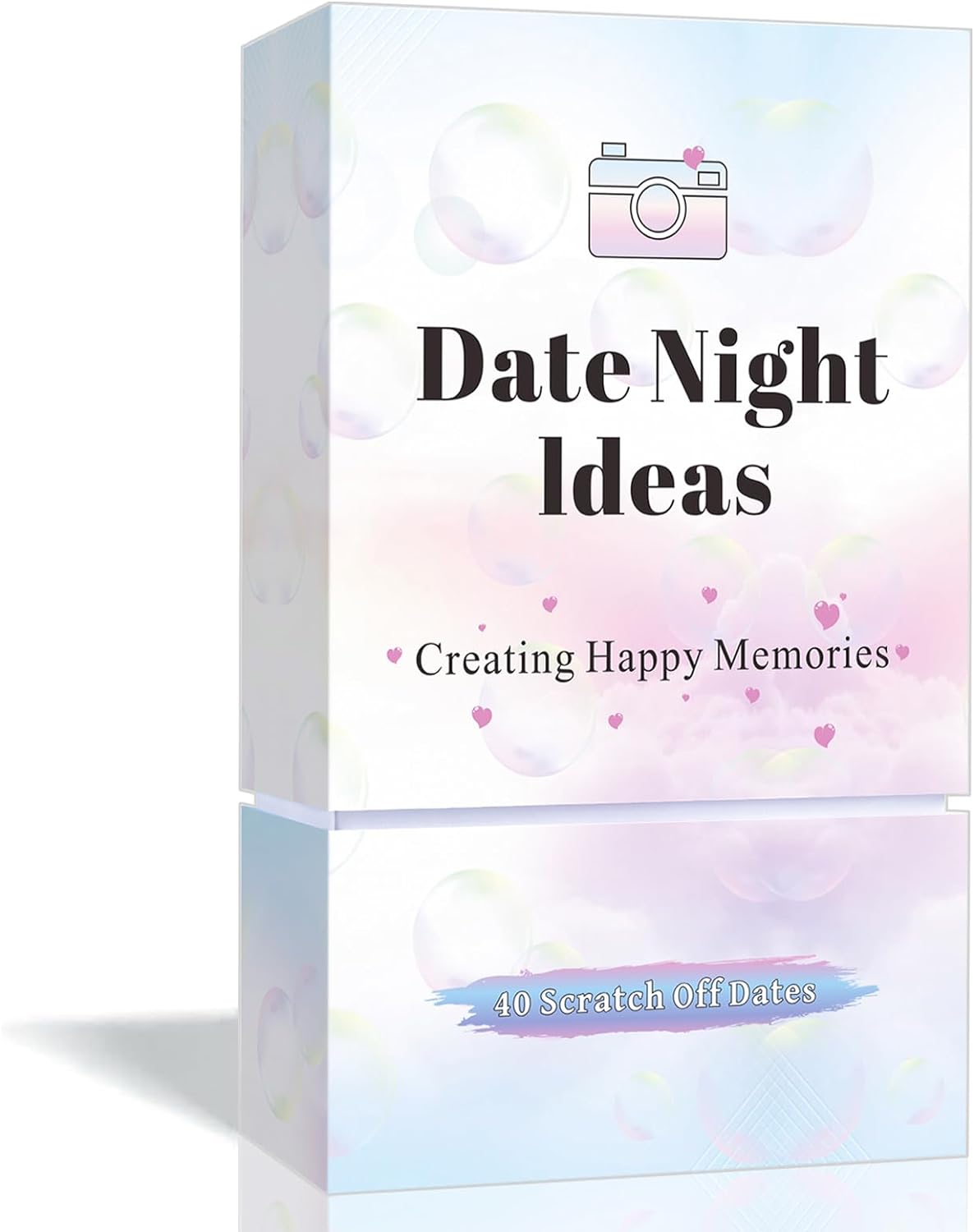 40 Date Night Ideas for Couple, Adventurous Scratch-Off Cards for Couple Games,...