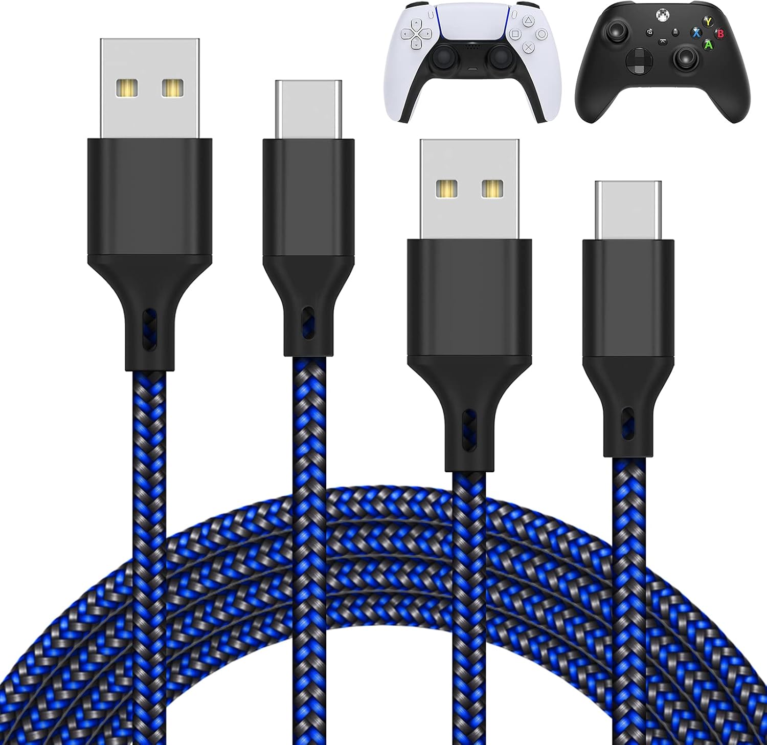 MENEEA Charger Charging Cable for PS5 Controller,for Xbox Series X,for Xbox Seri...