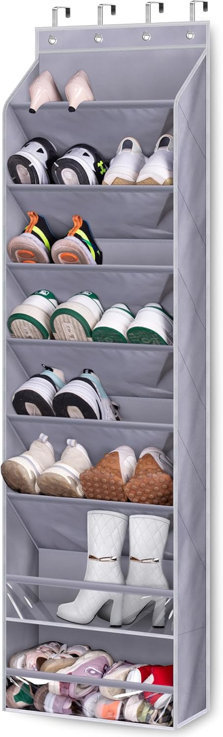 KEETDY Over The Door Shoe Organizer, Special Shoe Rack for 20 Pairs Sneakers, In...