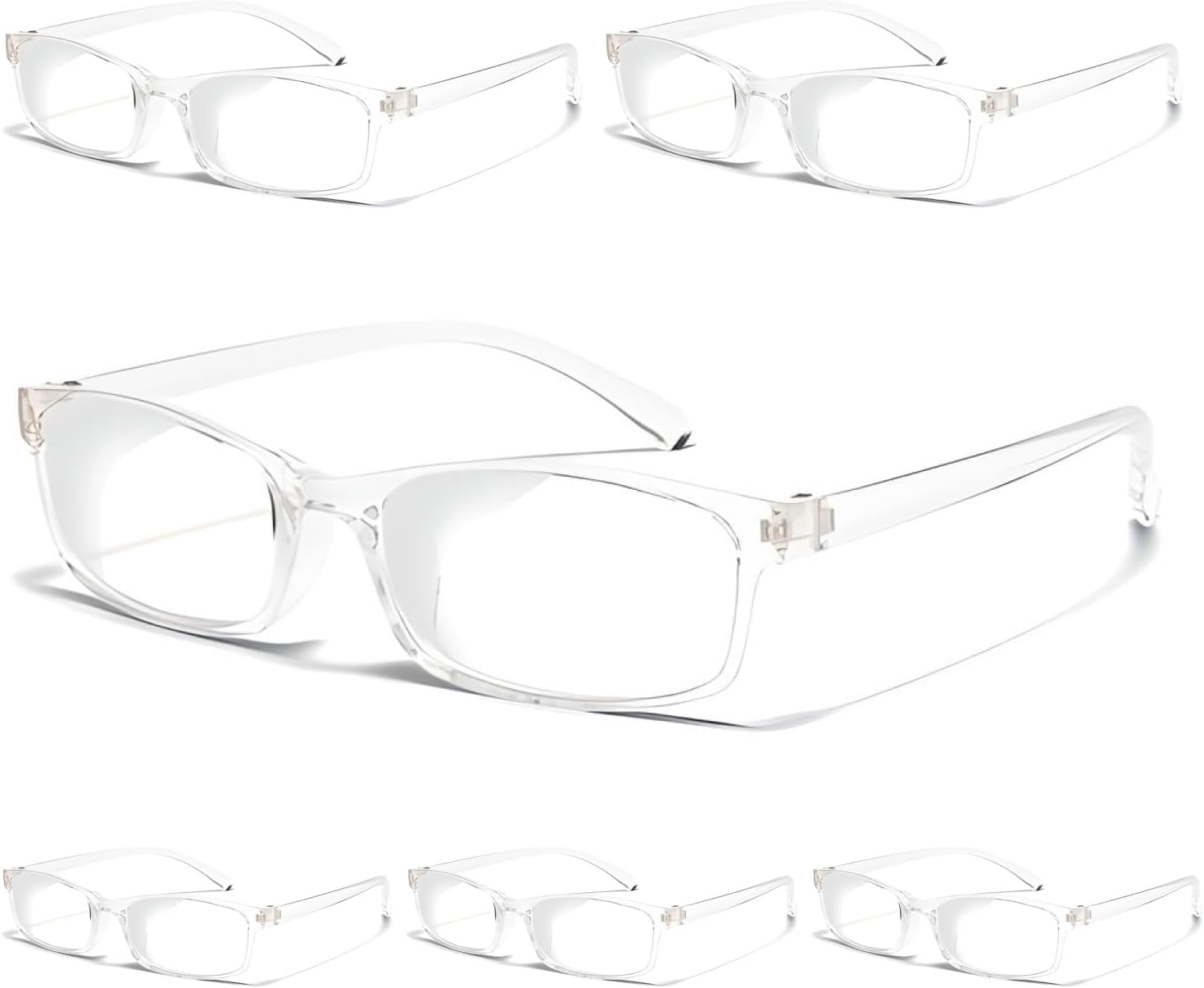 Gaoye 6 Pack Reading Glasses Blue Light Blocking for Women Men, Magnifying Reade...