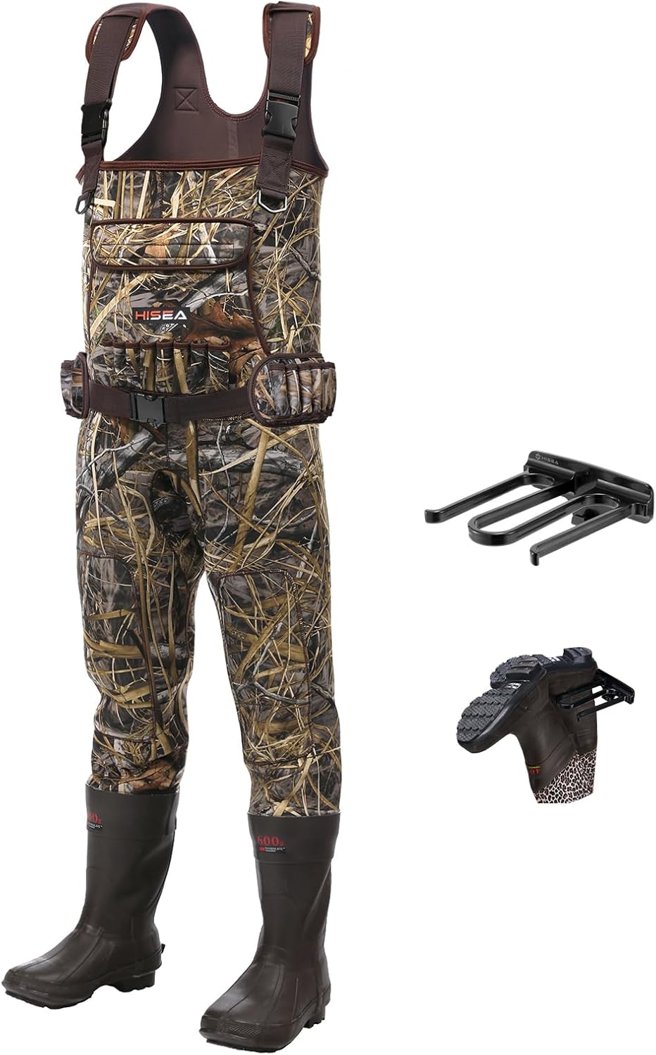 HISEA Chest Waders, Special Neoprene Duck Hunting Waders for Men with 600G Insul...