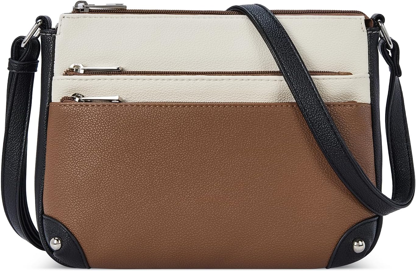 WESTBRONCO Crossbody Bags for Women, Medium Size Shoulder Handbags, Satchel Purs...