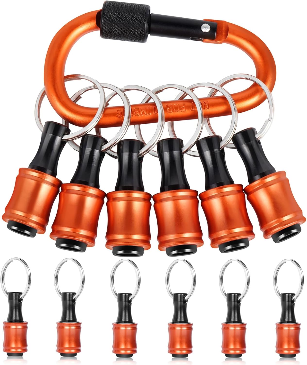 Bit Holder 1/4 inch Hex Shank Screwdriver Bits Holder Extension Bar Keychain Scr...