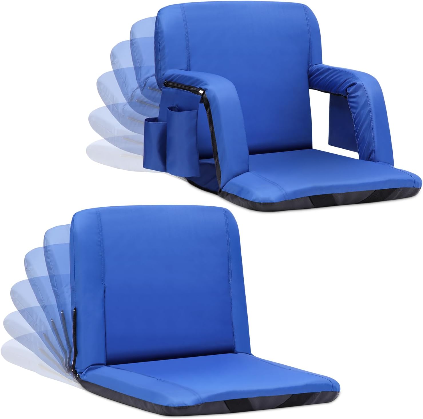Sportneer Wide Stadium Seats for Bleachers, 2 Pack...