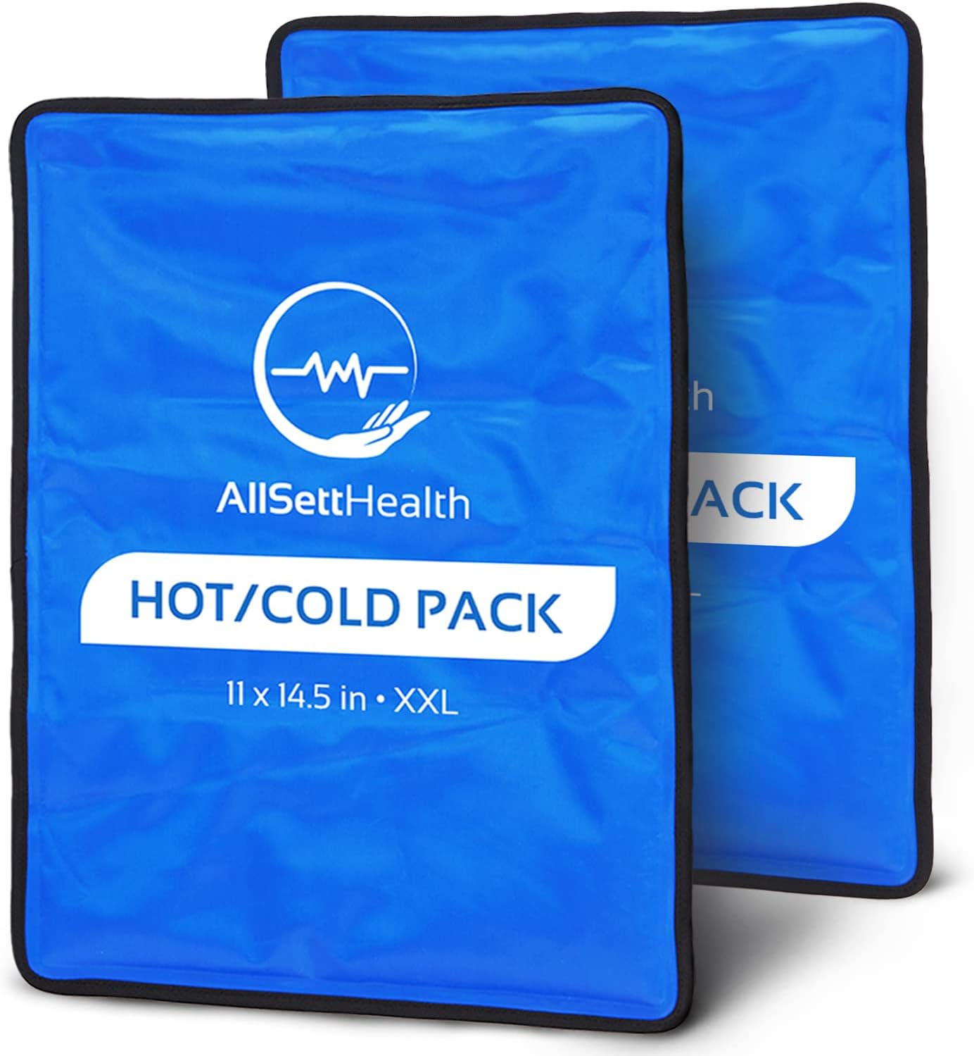 Reusable Ice Packs for Injuries Reusable | 11" x 14.5" - 2 Pack XL | Hot & Cold...