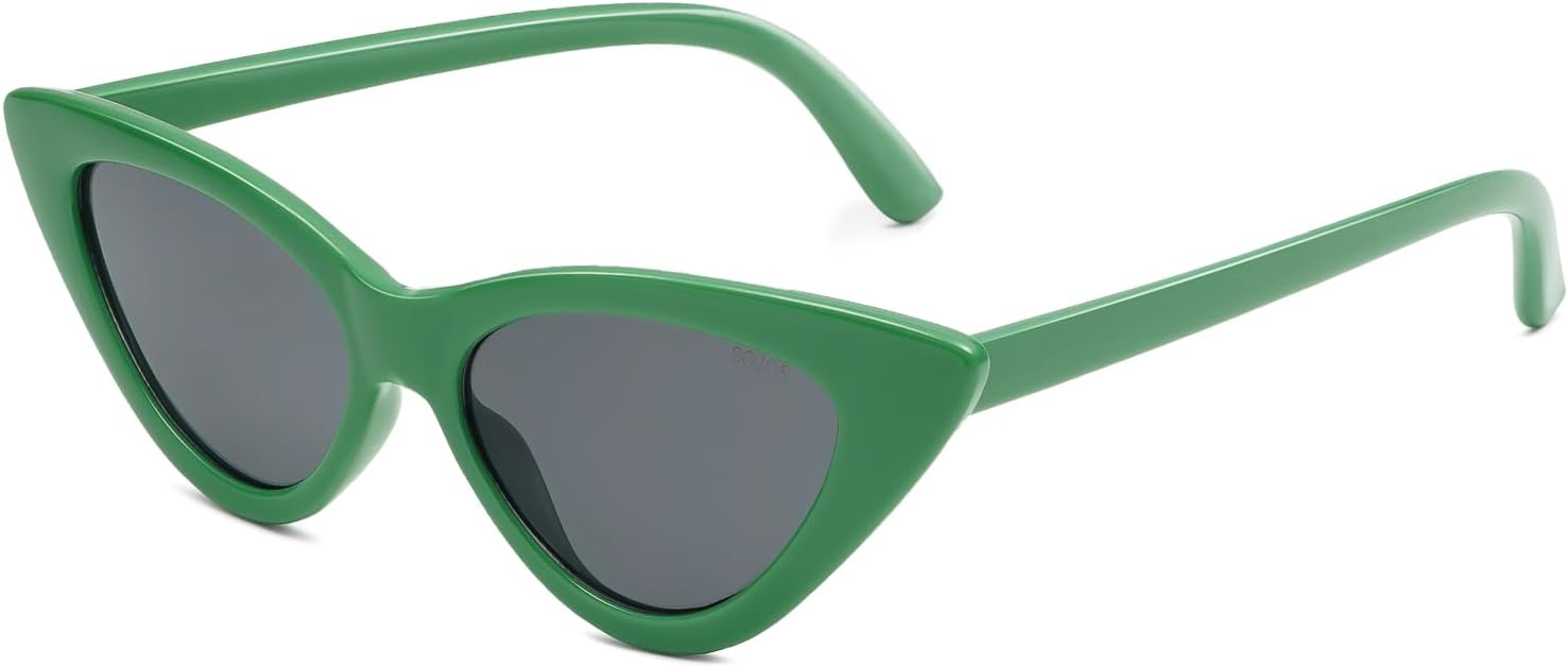 SOJOS Retro Vintage Sunglasses, Special Cat Eye Glasses for Women, Unique Clout...