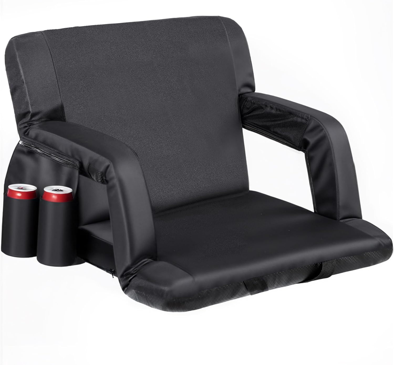 Nova Microdermabrasion 20.5"/25" Wide Stadium Seat for Bleachers w/Back Support...