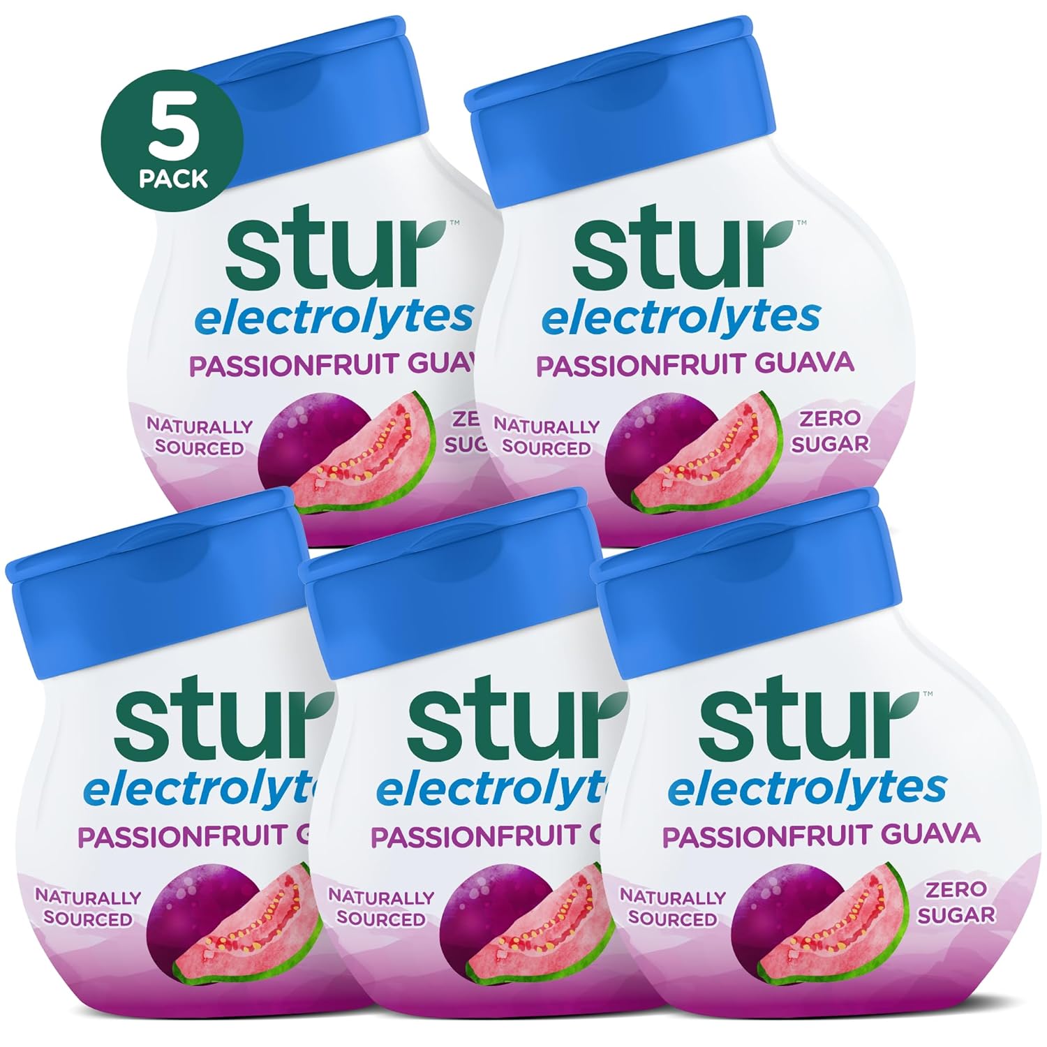 Stur Electrolyte Water Enhancer | Sweetened with Stevia | High in Vitamin C & An...