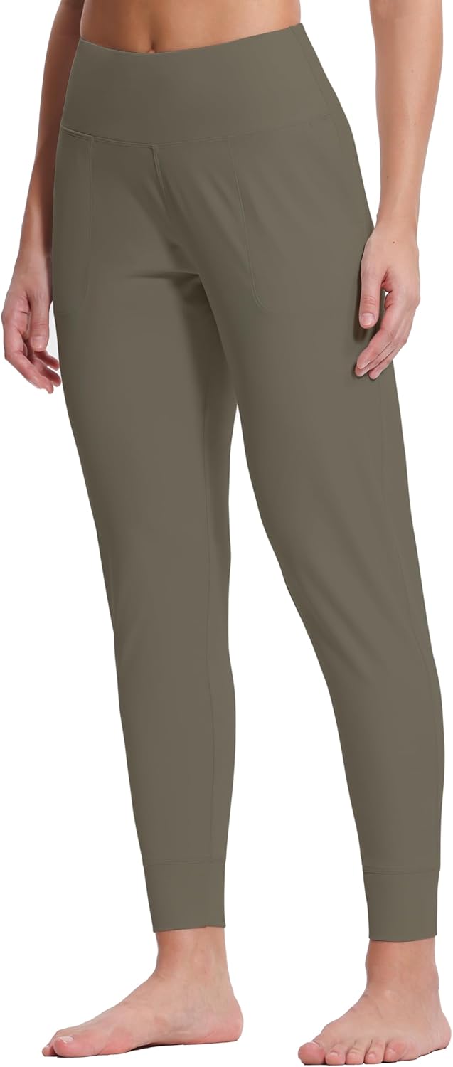 Dragon Fit Joggers for Women with Pockets,High Waist Workout Yoga Tapered Sweatp...