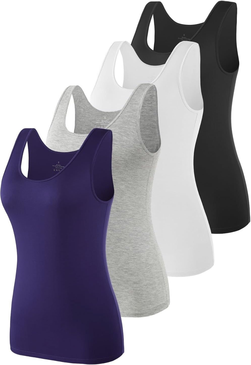 AMVELOP Tank Top, Special Basic Undershirts for Women, Unique Sleeveless Layerin...