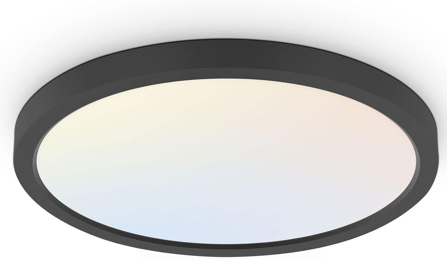 Hykolity 18 Inch LED Round Flat Panel Light, Special Black Panel Light with 32W...