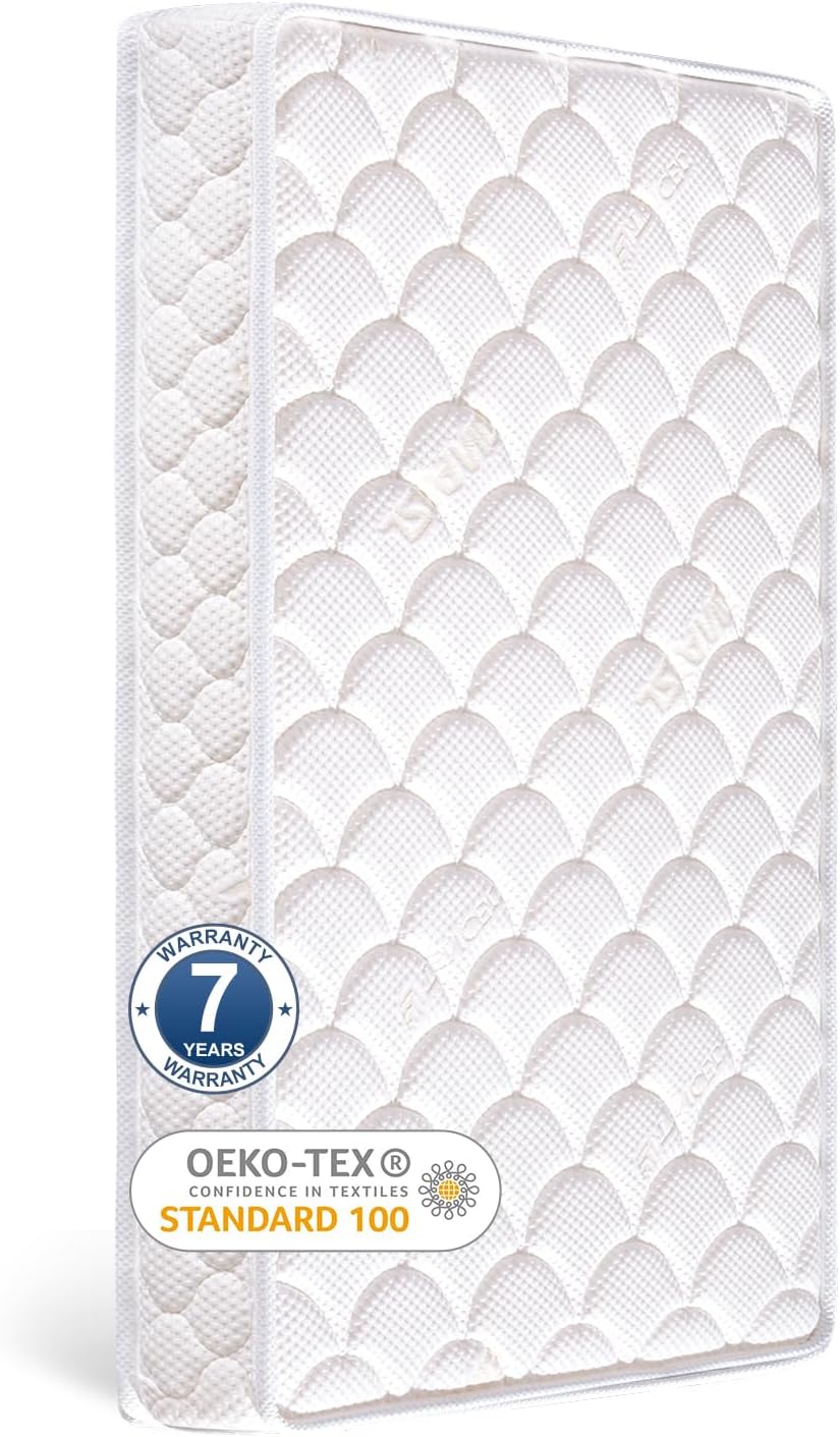 Crib Mattress and Toddler Mattress 52" x 27.6" x 5...