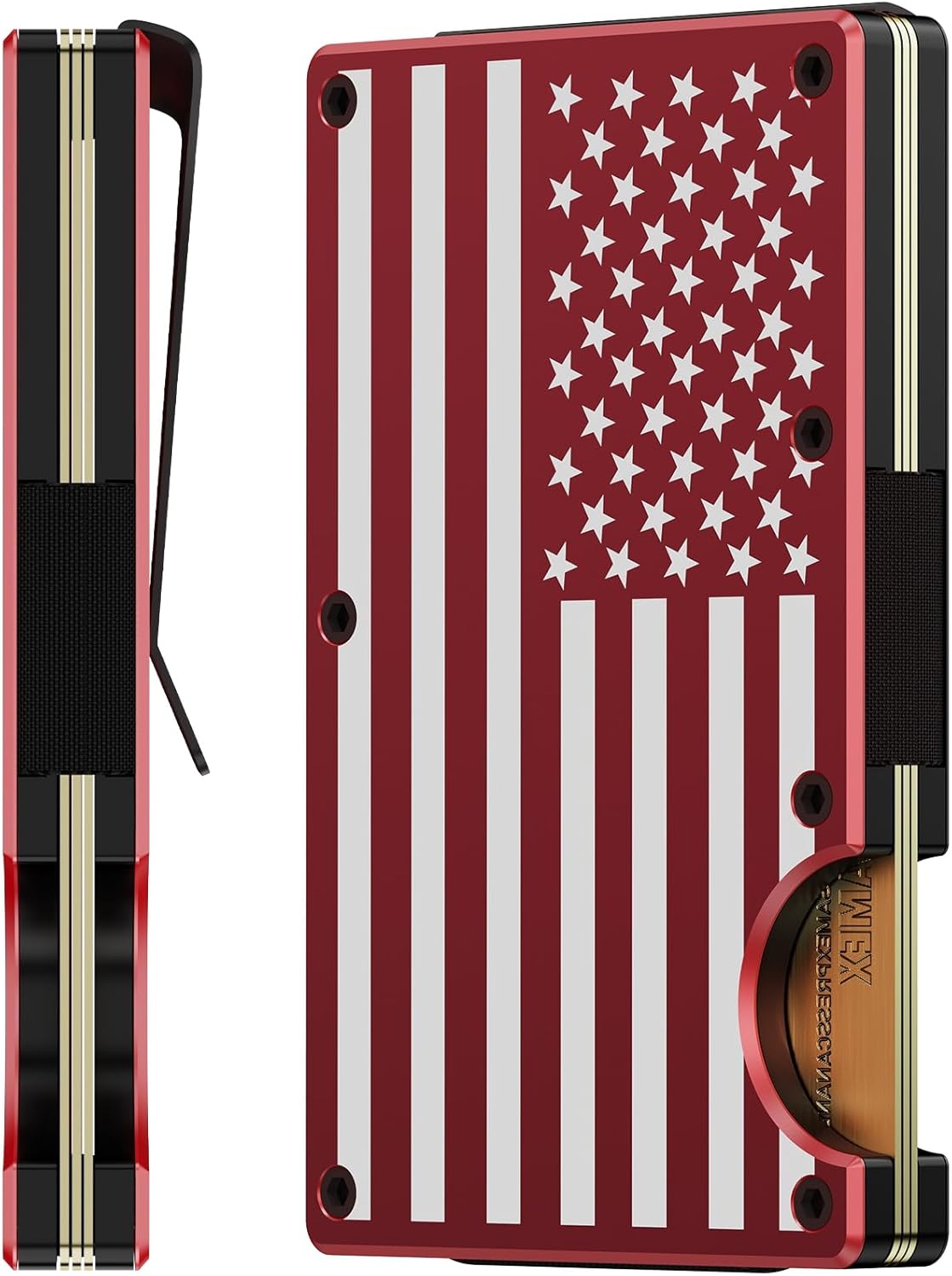 furid Card Wallet for Men Slim: Metal Wallet - Rfi...