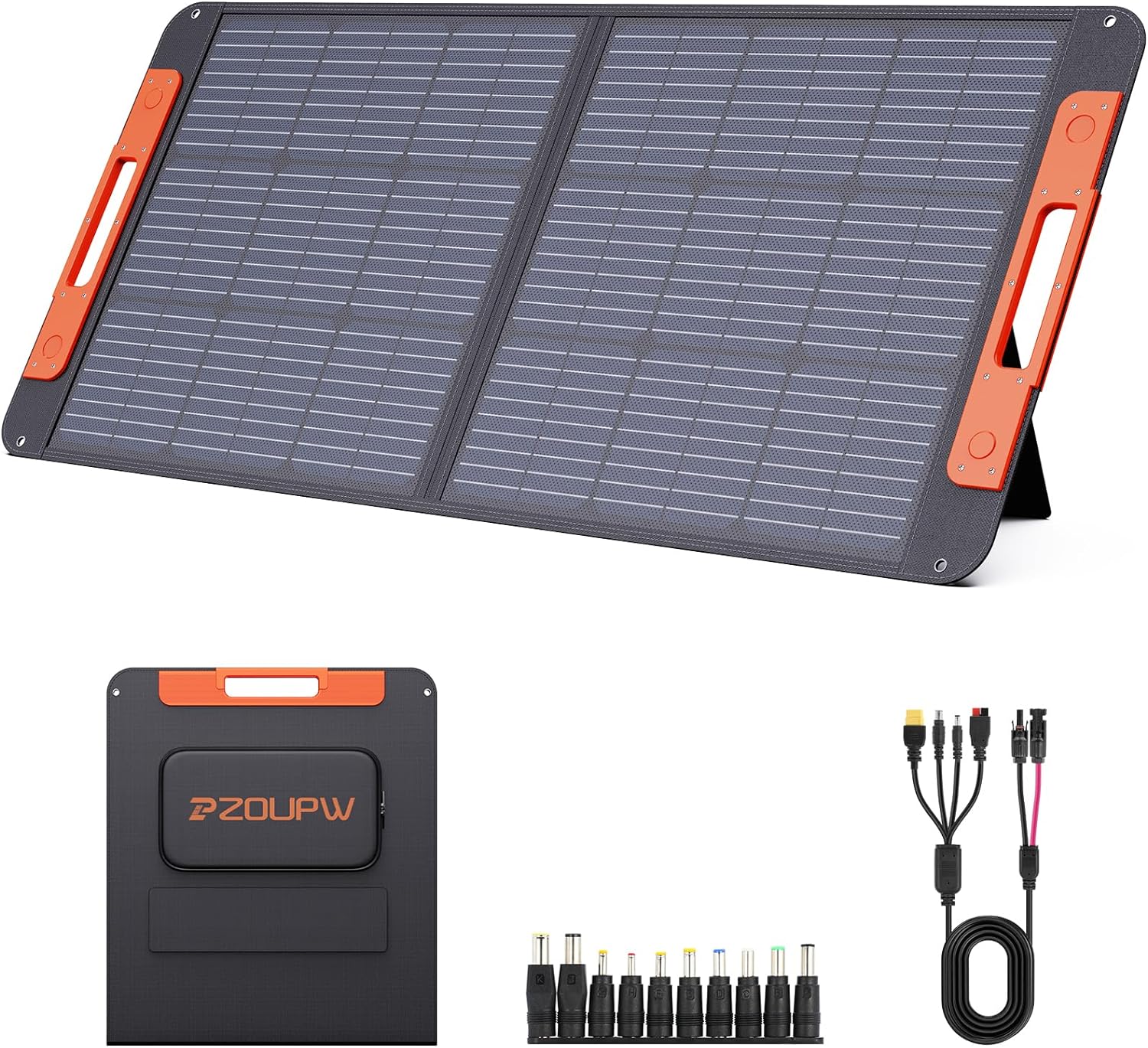 100 Watt Portable Solar Panel for Power Station,100W 20V Foldable Solar Charger...