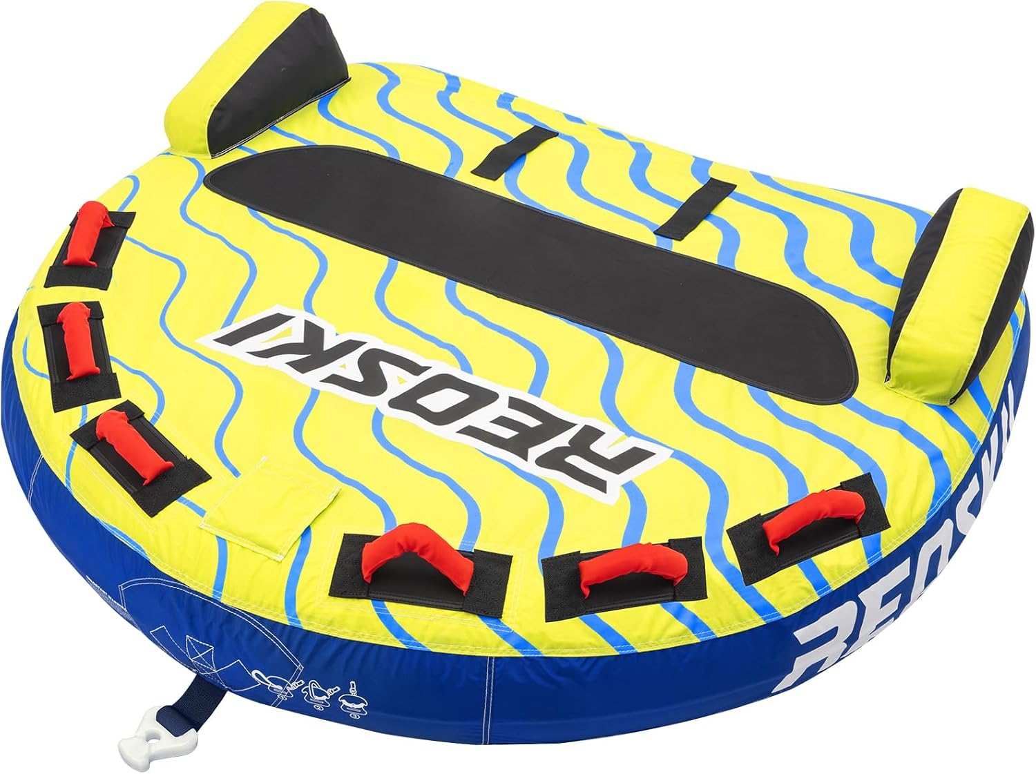 Towable Tubes for Boating 2 Person, Heavy Duty Boat Tubes and Towables, Inflatab...