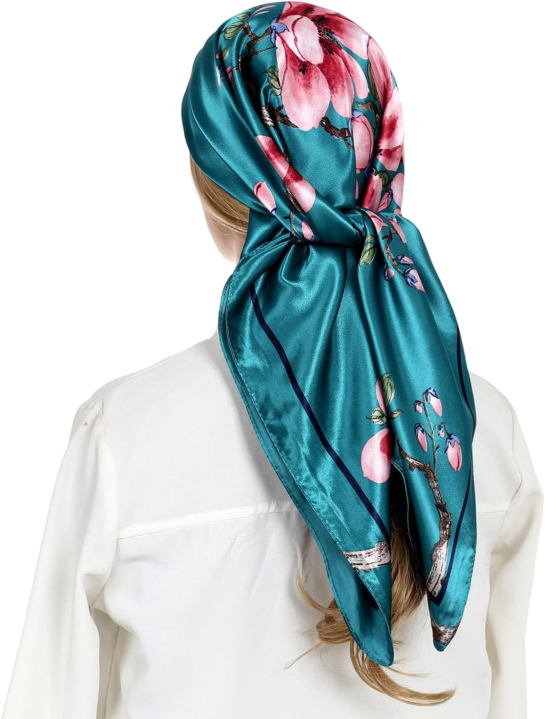 RIIQIICHY Head Scarf for Women Like Silk Satin Scarf for Hair Wrapping at Night...