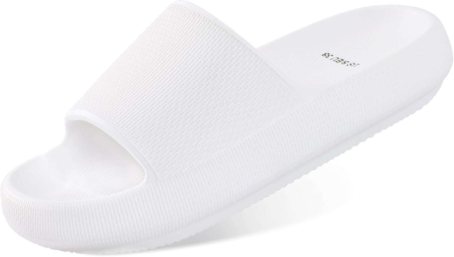 Evshine Pillow Slide Sandals for Women Men Comfy R...