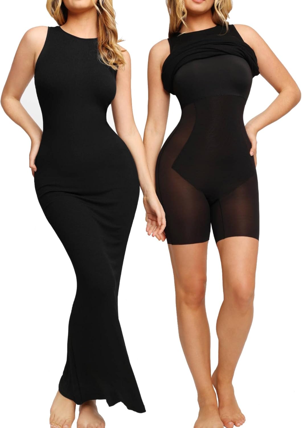 Popilush Shapewear Dress, Special Bodycon Shaper Dress with Built-in Bra, Innova...