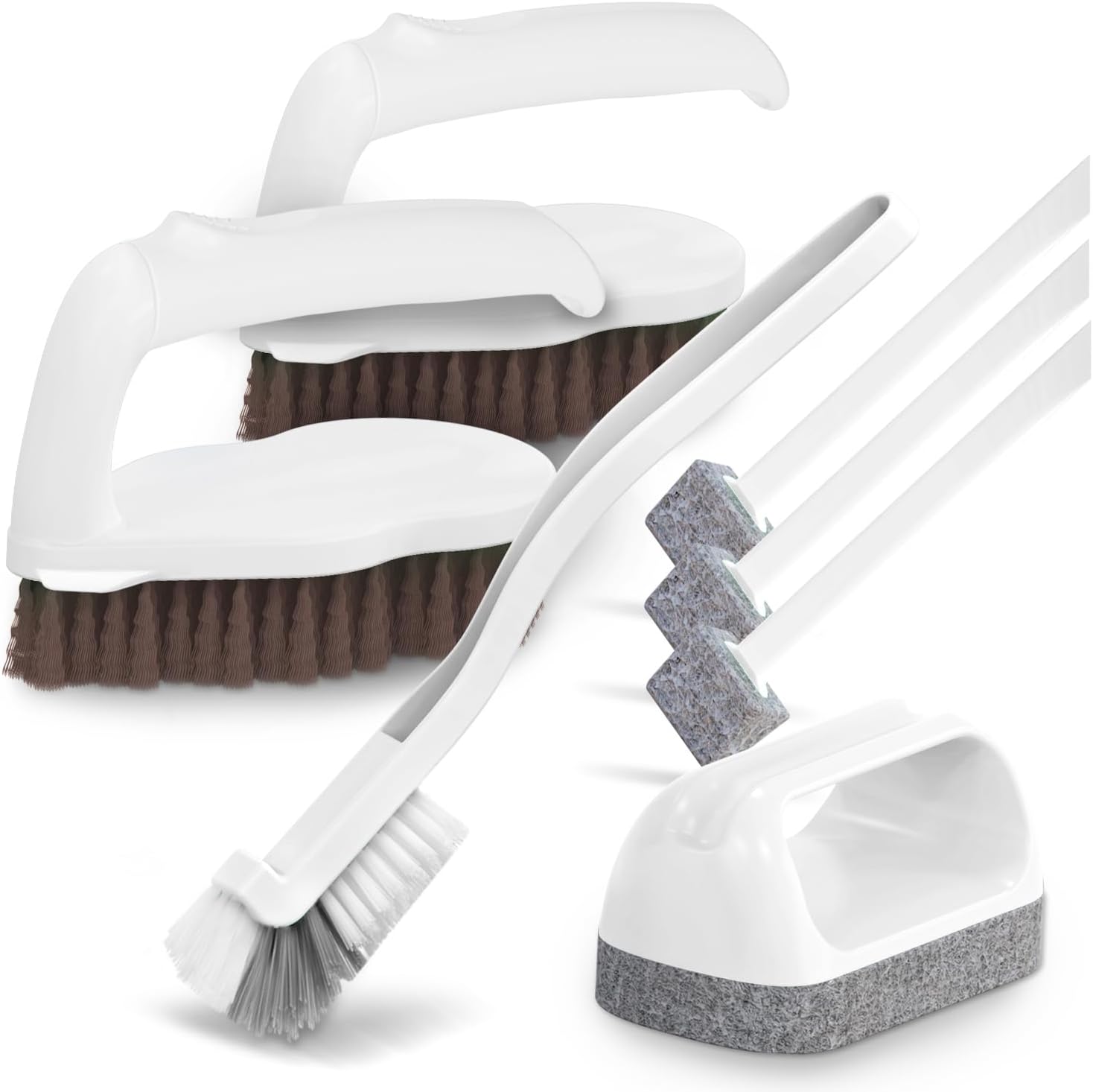 Holikme 7 Pack Deep Cleaning Brush Set, Special Scrub Brush, Innovative Grout Br...