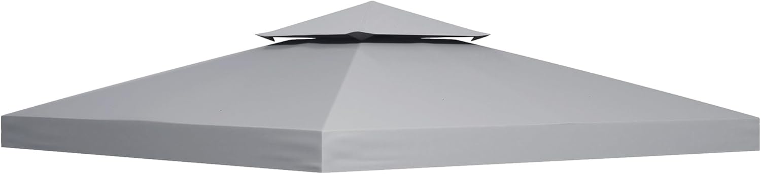 Outsunny, Special Gazebo Canopy Roof Top Replacement Cover, High-Quality Spare P...