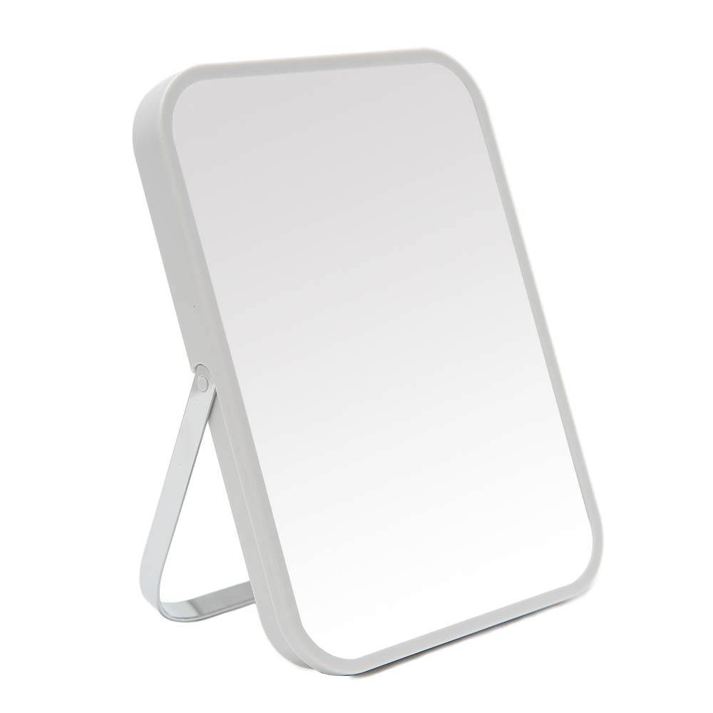 YEAKE Table Desk Vanity Makeup Mirror,8-Inch Portable Folding Mirror with Metal...