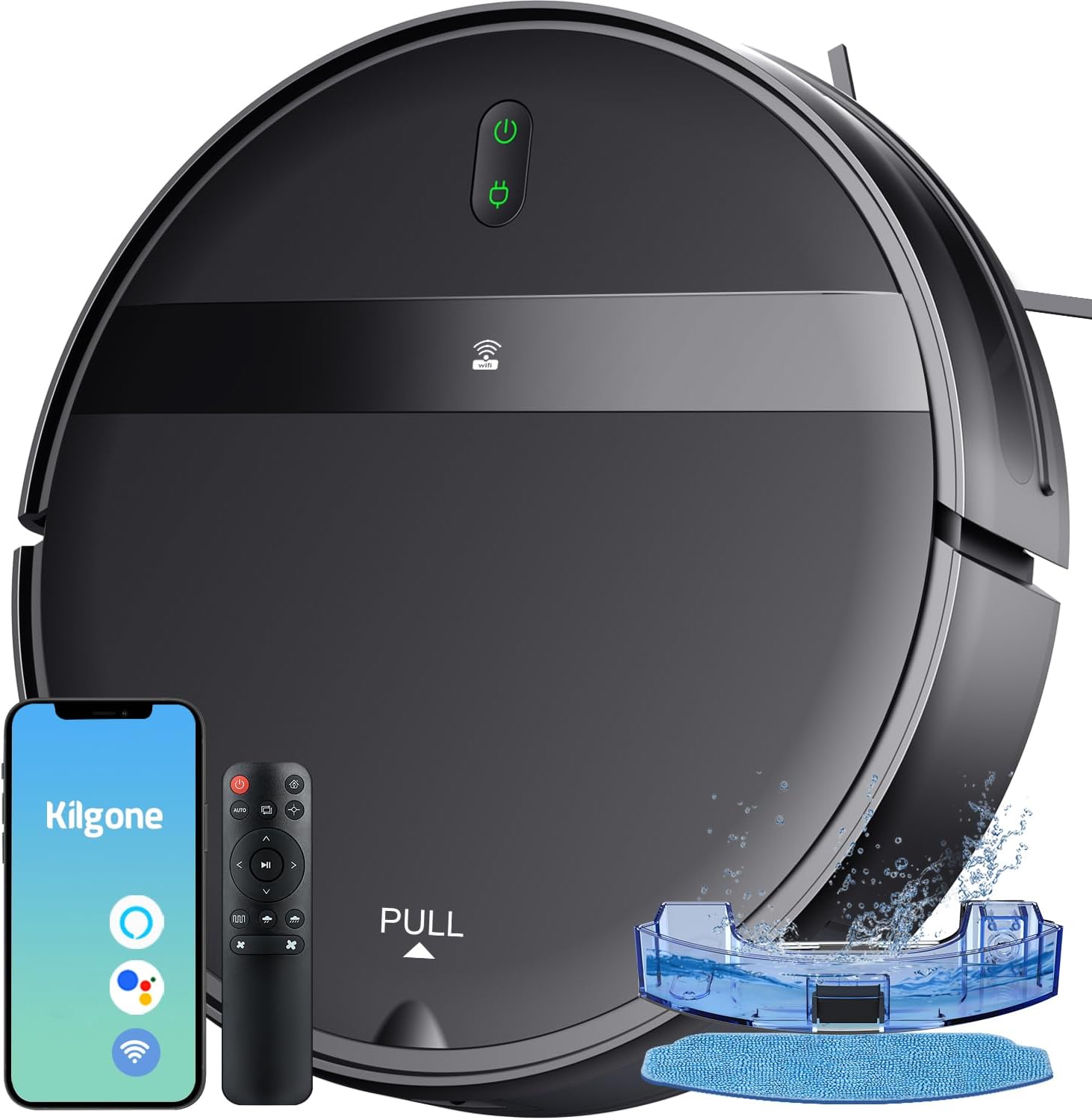 Robot Vacuum and Mop Combo with App/Voice Control, Robot Vacuums Cleaner and Mop...
