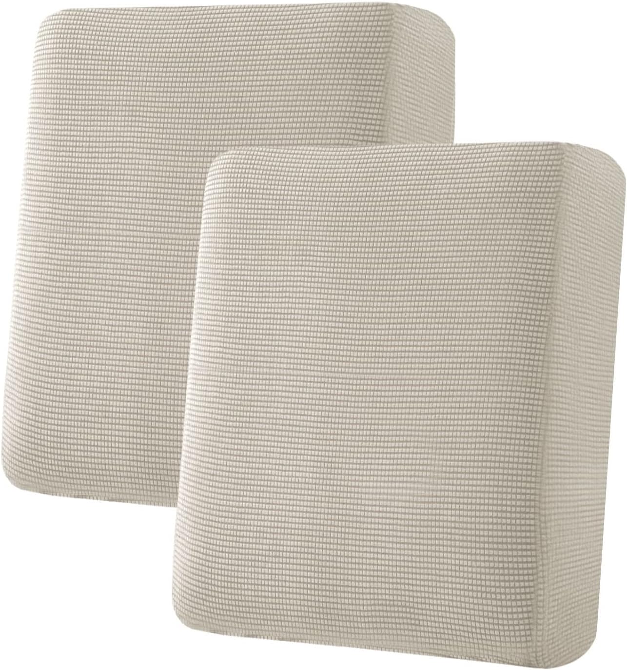 H.VERSAILTEX Super Stretch Individual Seat Cushion Covers Sofa Covers Couch Cush...