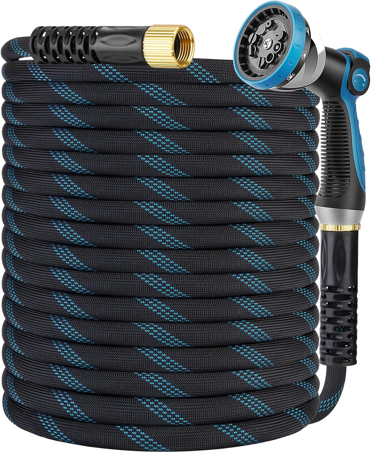 100FT Garden Hose, Special Non-Expandable Flexible Water Hose, Innovative Hose P...