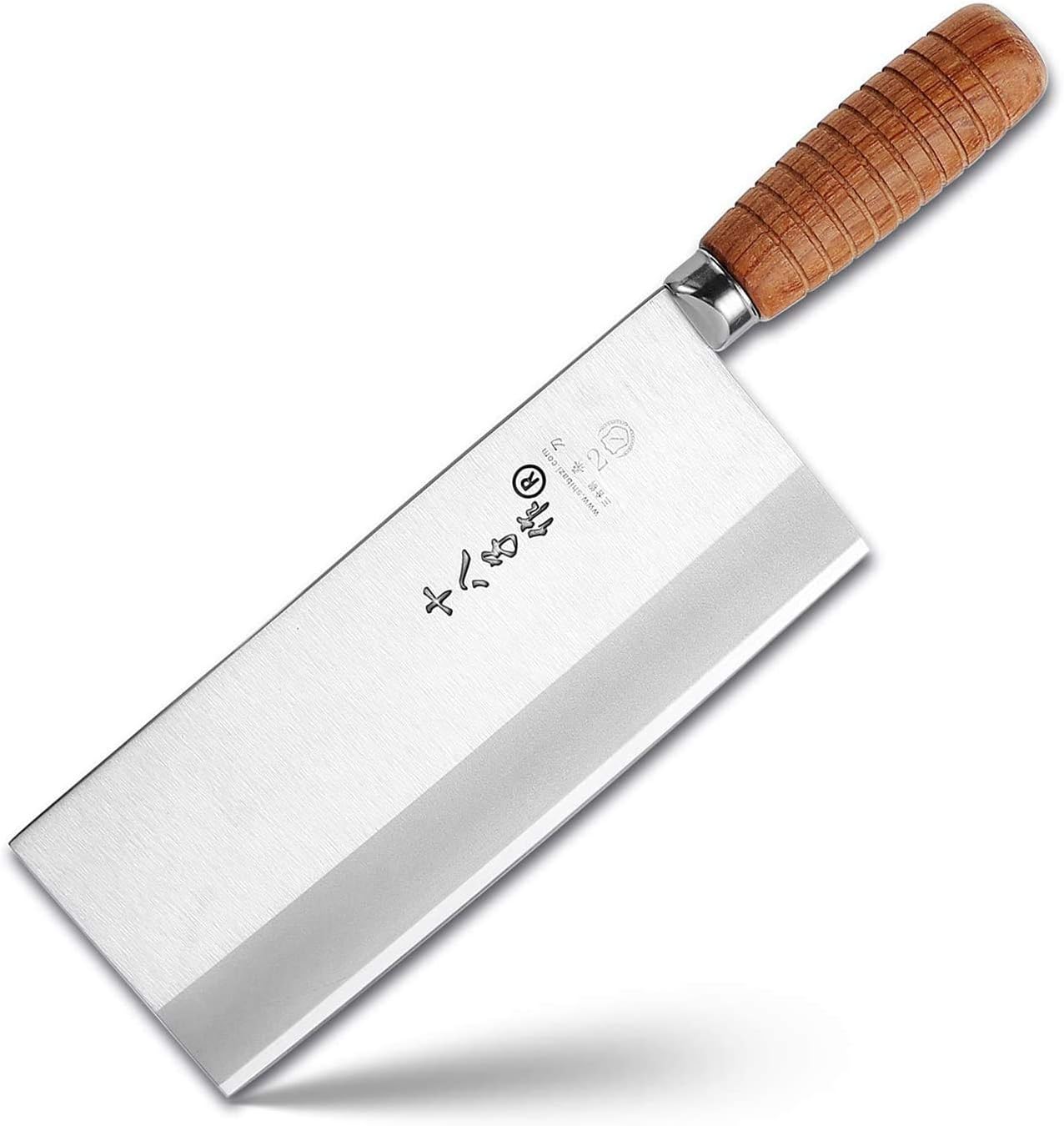 SHI BA ZI ZUO Cleaver Knife, Professional Meat Cleaver for Chefs, High-Quality C...