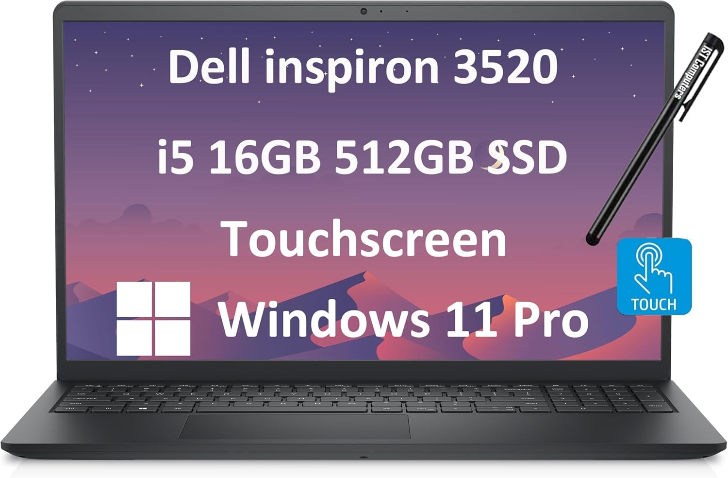 Dell Inspiron Touchscreen Laptop (15.6" FHD Touch, Intel Core i5-1155G7, 16GB RA...