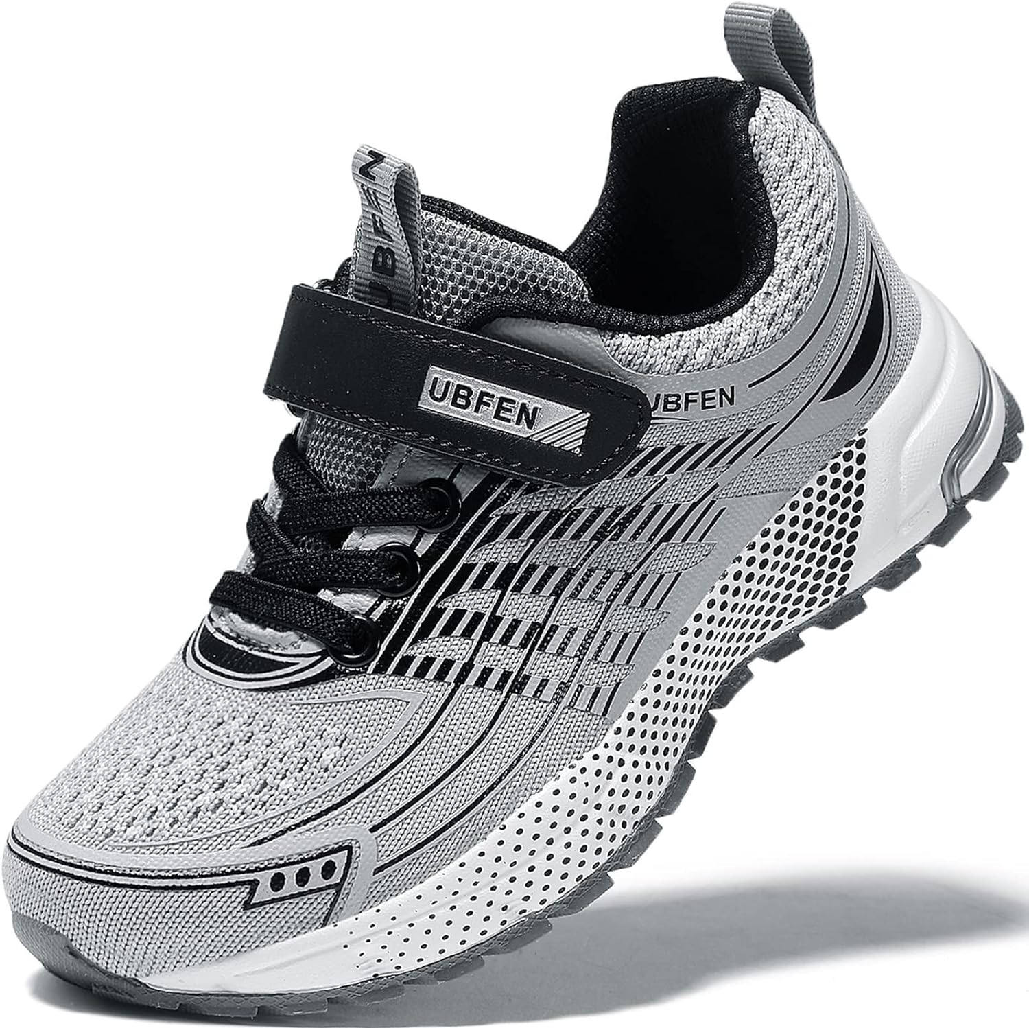 UBFEN Kids Sneakers Boys Girls Tennis Shoes for Running Athletic Walking Gym Spo...
