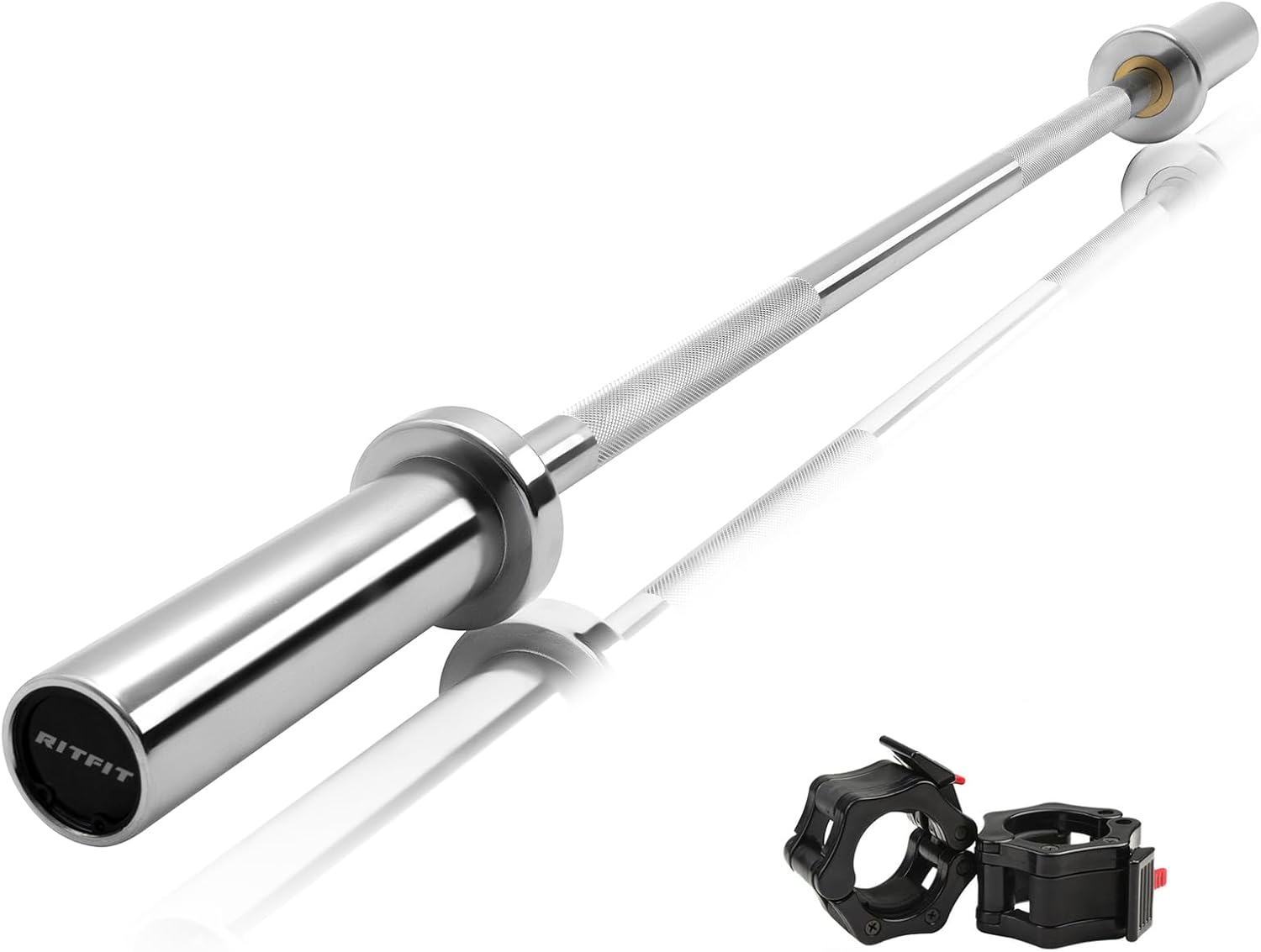 RITFIT 4ft/4.8ft/6ft Olympic Barbell for Strength...