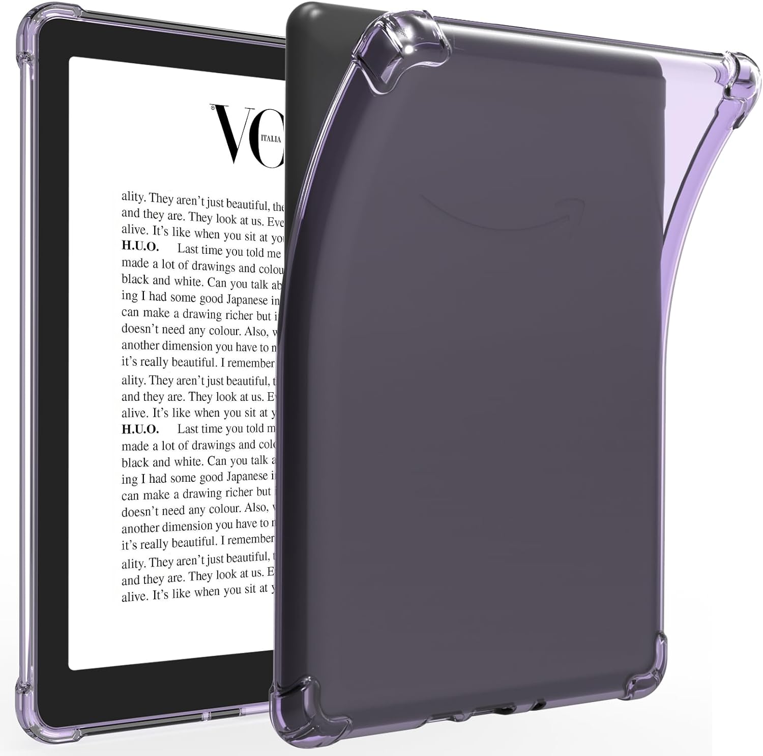 TQQ Clear Case for 6.8" Kindle Paperwhite (11th Generation-2021) & Kindle Paperw...