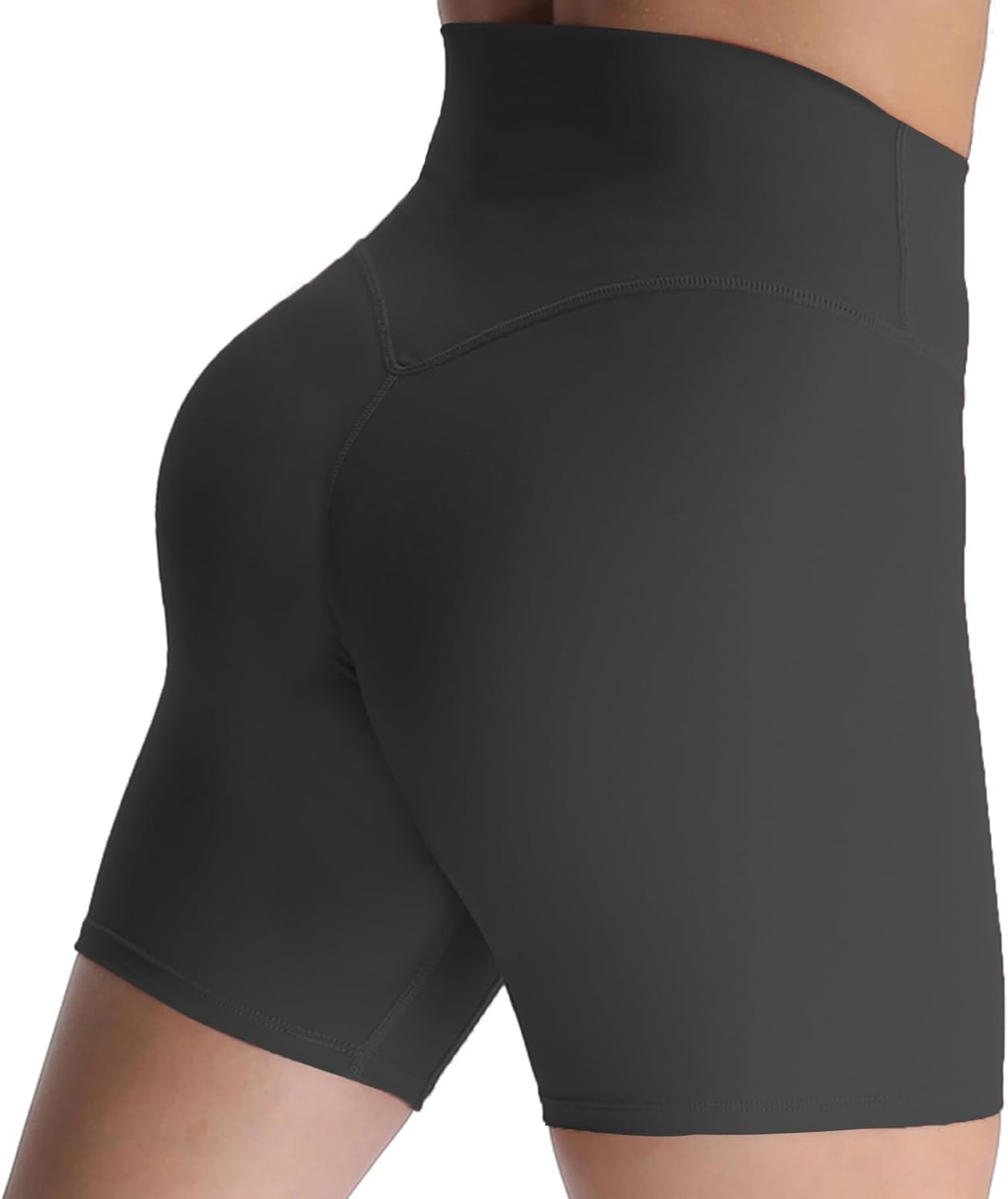 Aoxjox Metamorph Workout Biker Shorts for Women Tummy Control High Waisted Athle...