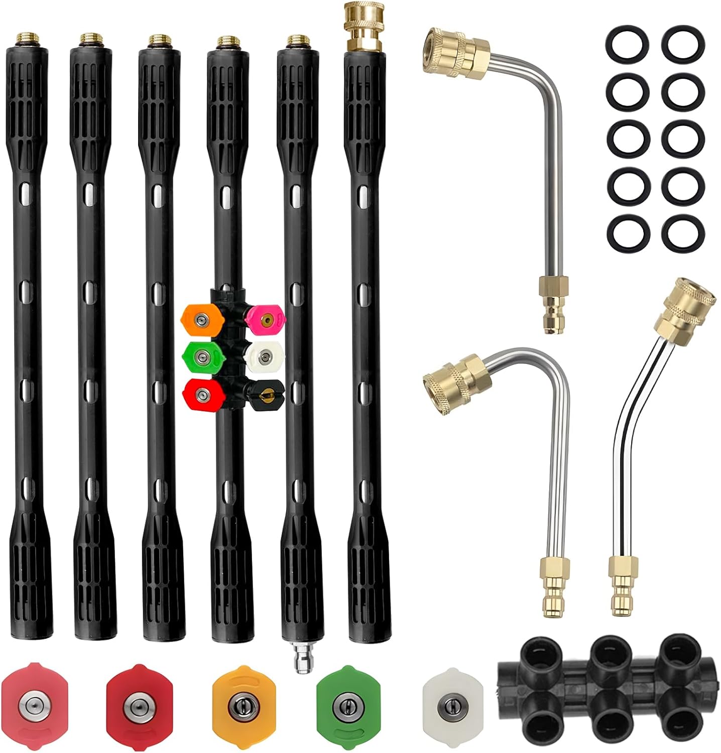 Selkie Pressure Washer Extension Wand - Upgrade Bl...